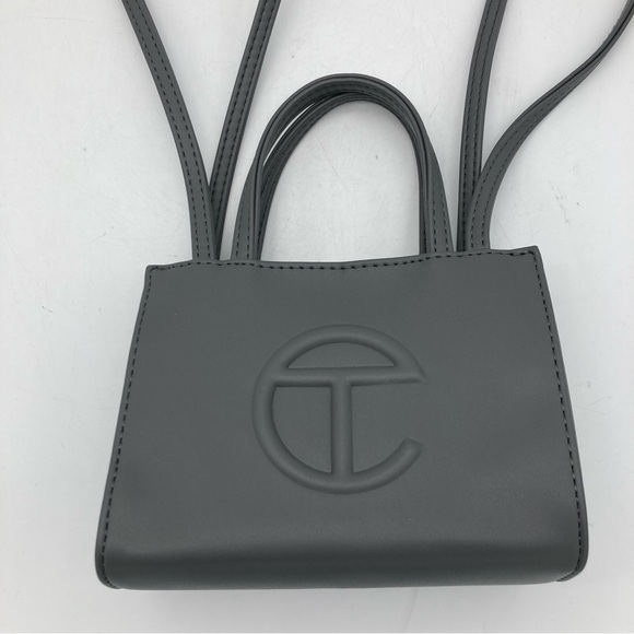 Authenticated Telfar Dark Gray Small Shopping Bag - Picture 2 of 13